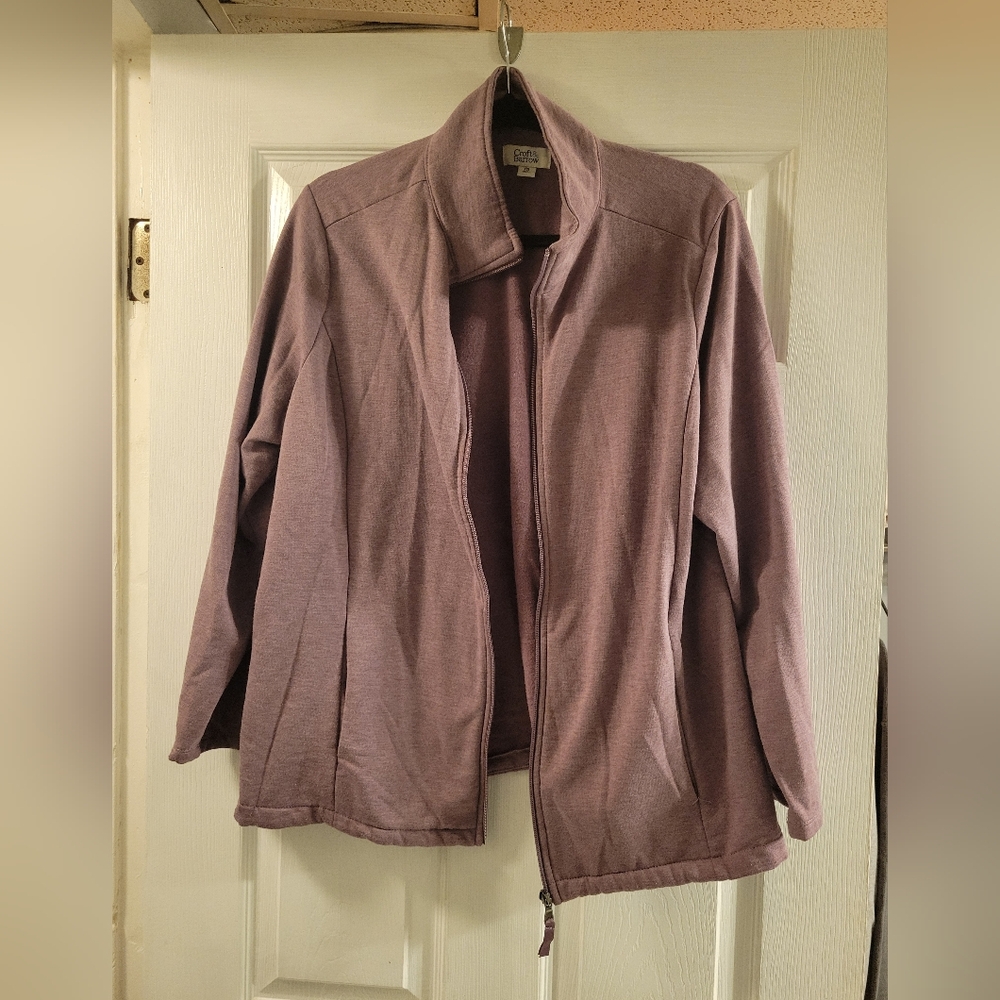 Croft & Barrow Purple Women's Jacket XXL